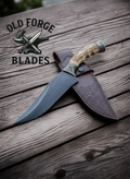 Premium Handmade Damascus Blades Hunting Knife – Deer Horn OLD FORGE BLADES