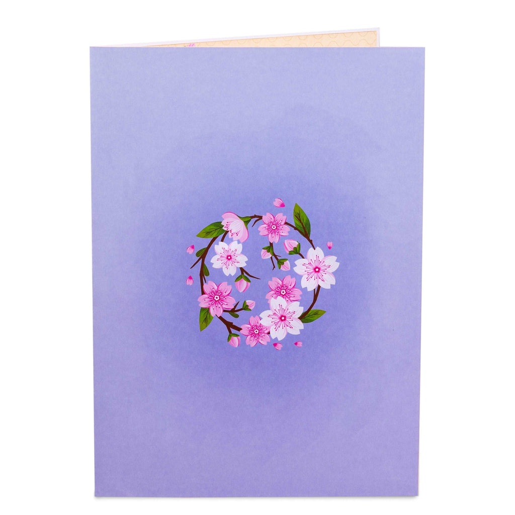 HugePop Cherry Blossom Pop Up Flower Bouquet with Detachable Flowers