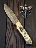 Custom Made Damascus Hunting Knives – Handmade & Durable OLD FORGE BLADES