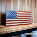 Mini Stained American Flag AVEL Woodworking