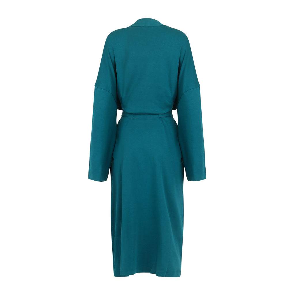 Organic Cotton Knitted Kimono Robe Pure Fiber