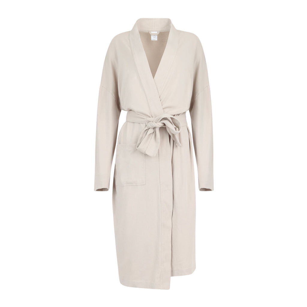Organic Cotton Knitted Kimono Robe Pure Fiber