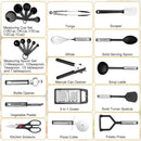 23-Piece Set: Kitchen Utensil Set Stainless Steel Nylon
