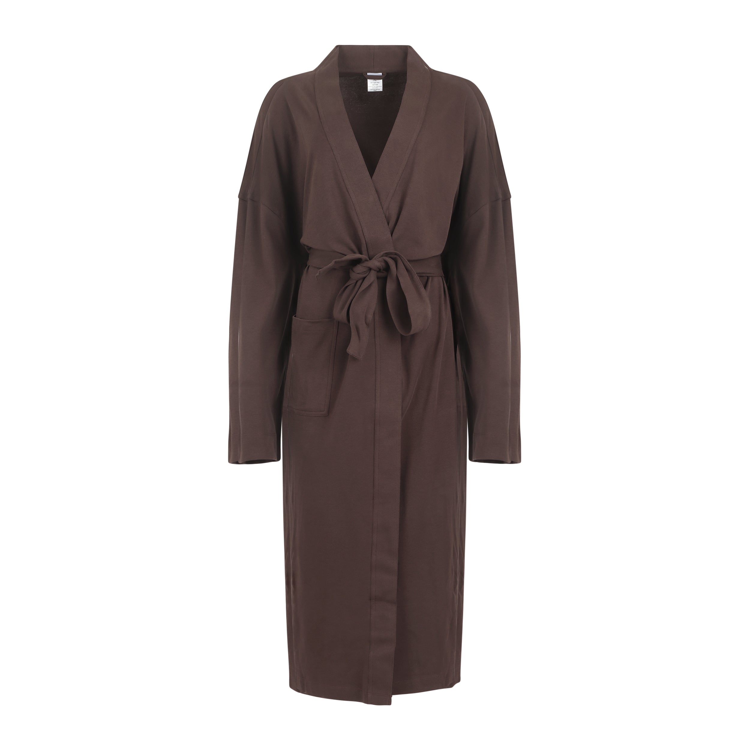 Organic Cotton Knitted Kimono Robe Pure Fiber