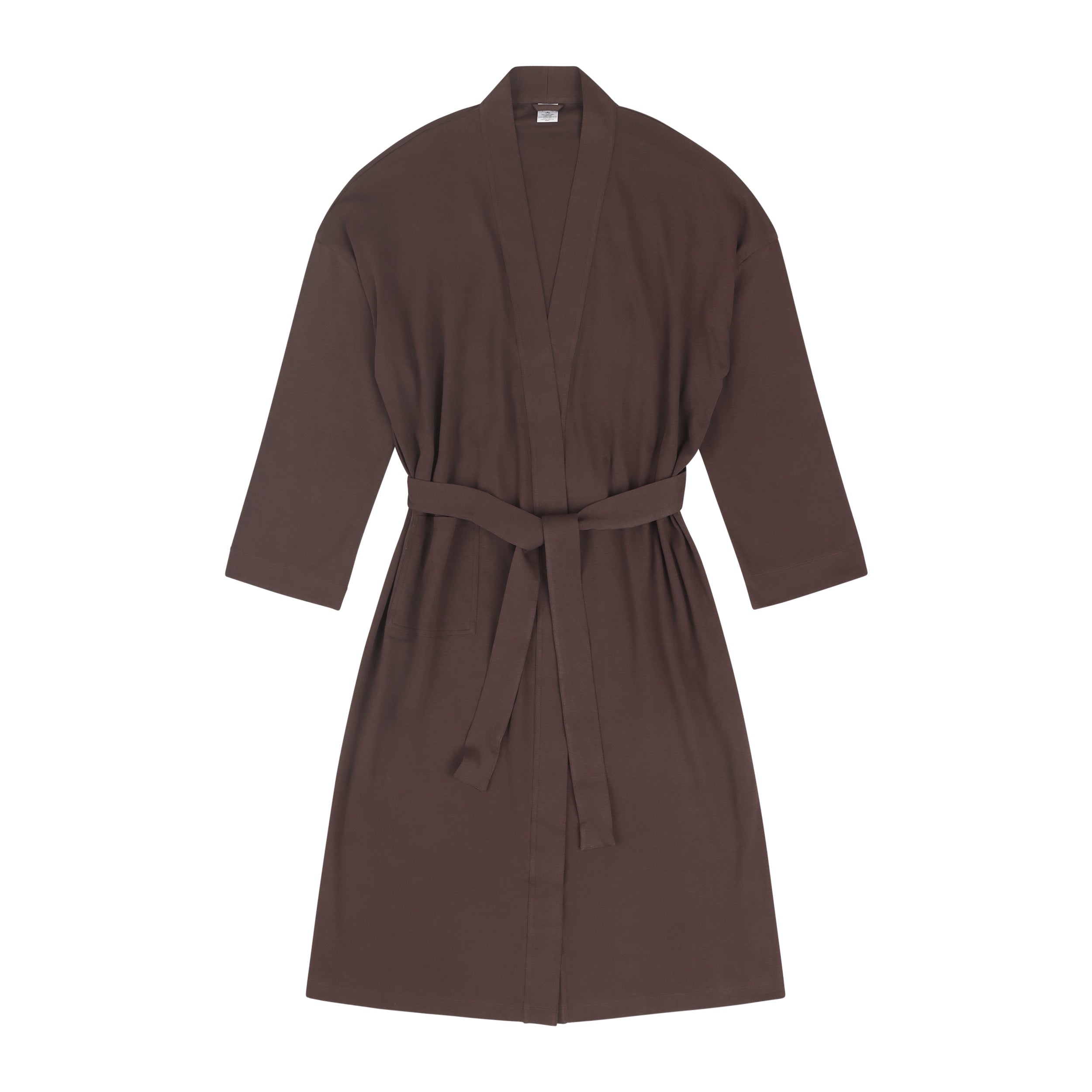 Organic Cotton Knitted Kimono Robe Pure Fiber
