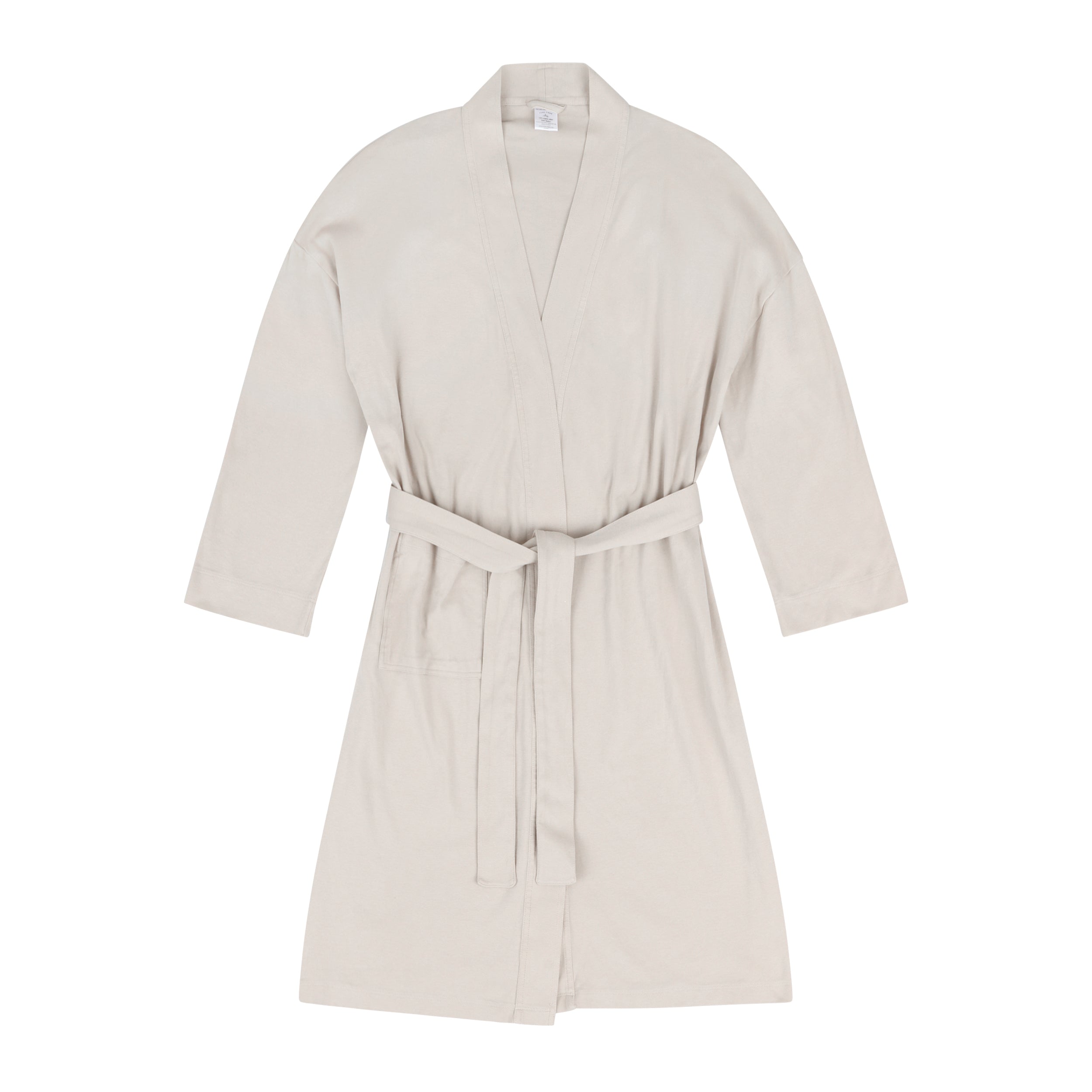 Organic Cotton Knitted Kimono Robe Pure Fiber