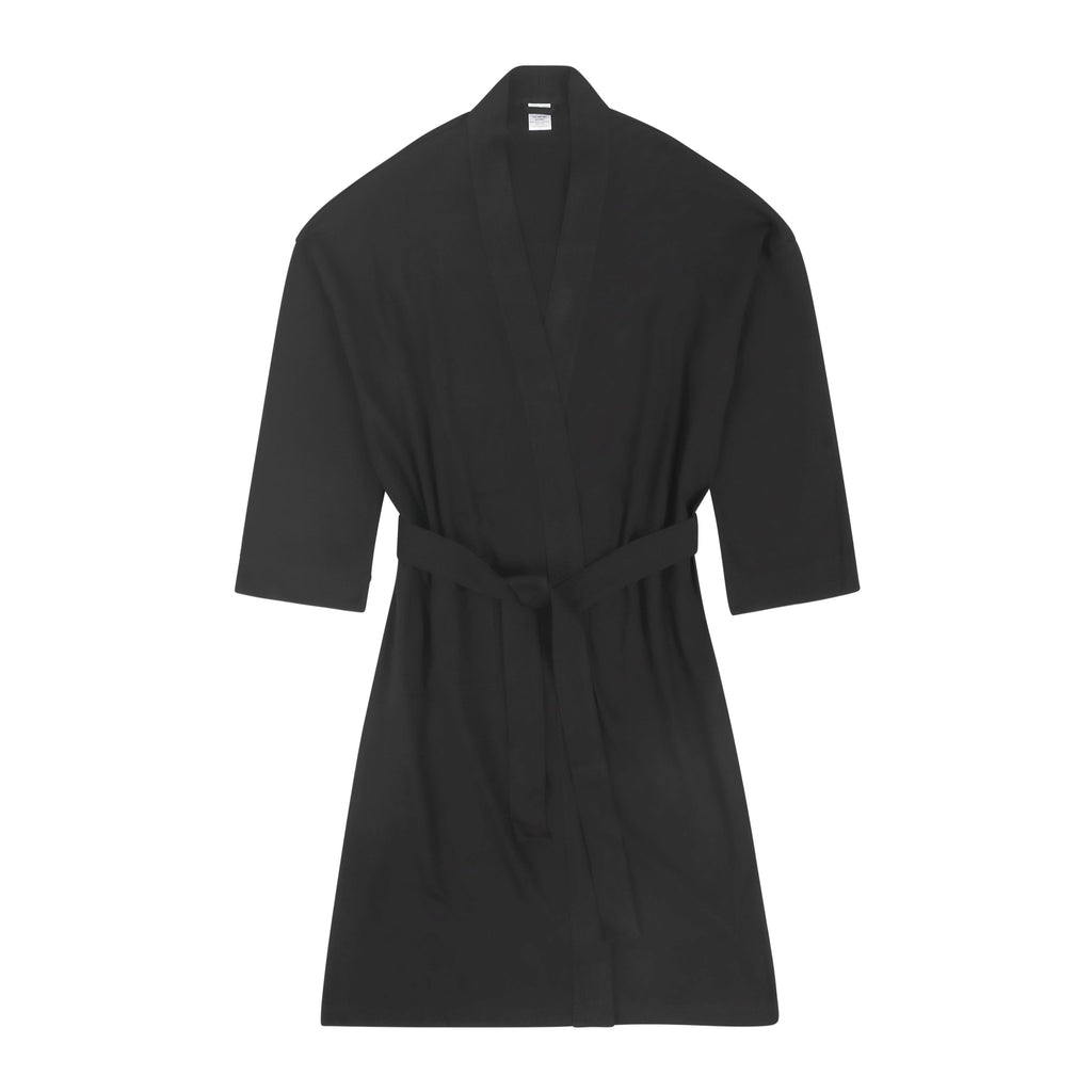 Organic Cotton Knitted Kimono Robe Pure Fiber