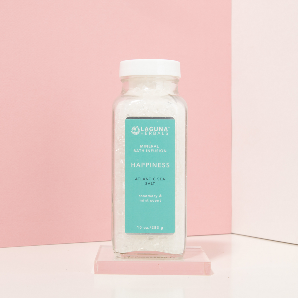 Happiness - Mineral  Bath Salt  - It's back in stock! Laguna Herbals