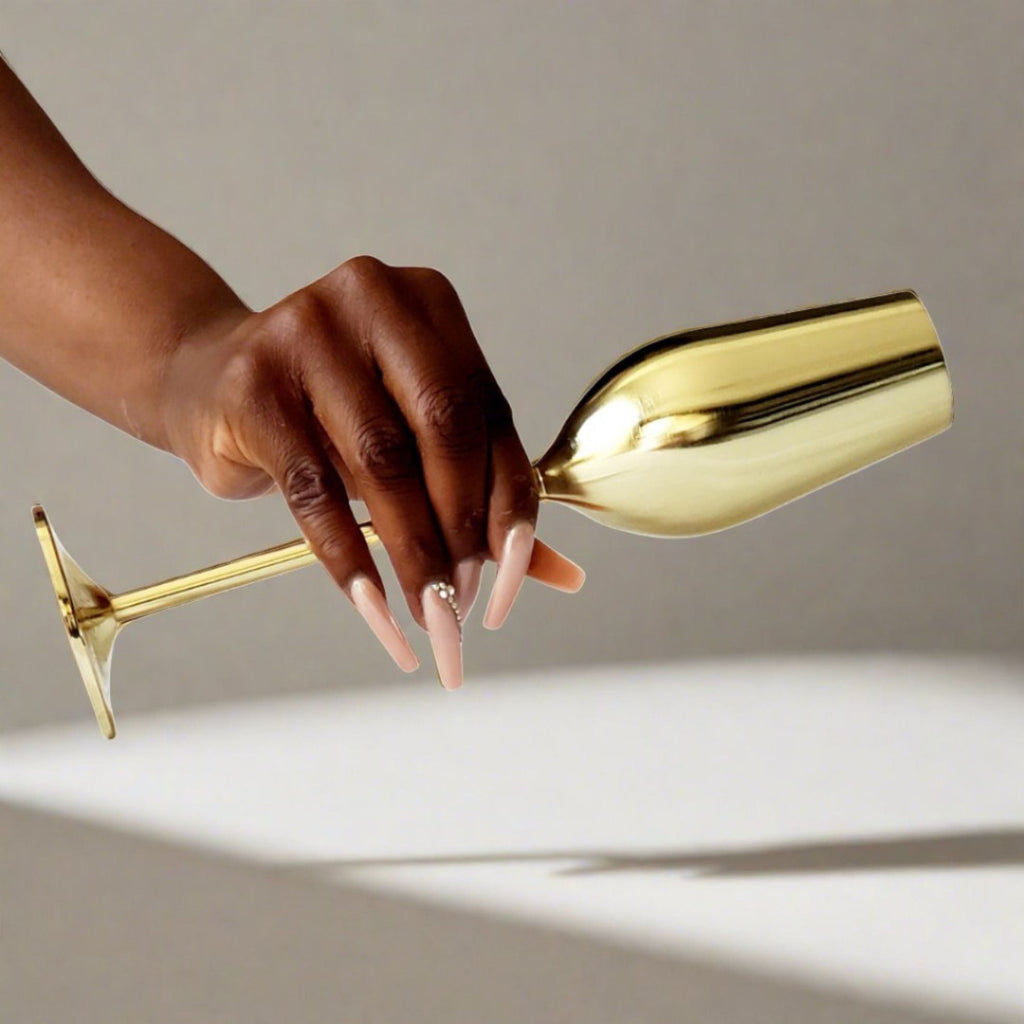 Unbreakable Champagne Flutes (Gold) Sister.ly Drinkware