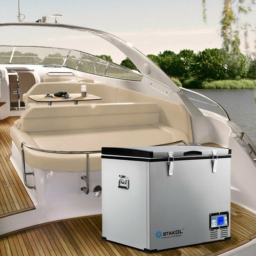63-Quart Portable Compressor Camping Electric Car Cooler GemGear
