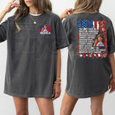 Joe Dirt 4th of July Shirt – Funny USA Retro Patriotic Graphic Tee Hiyatee
