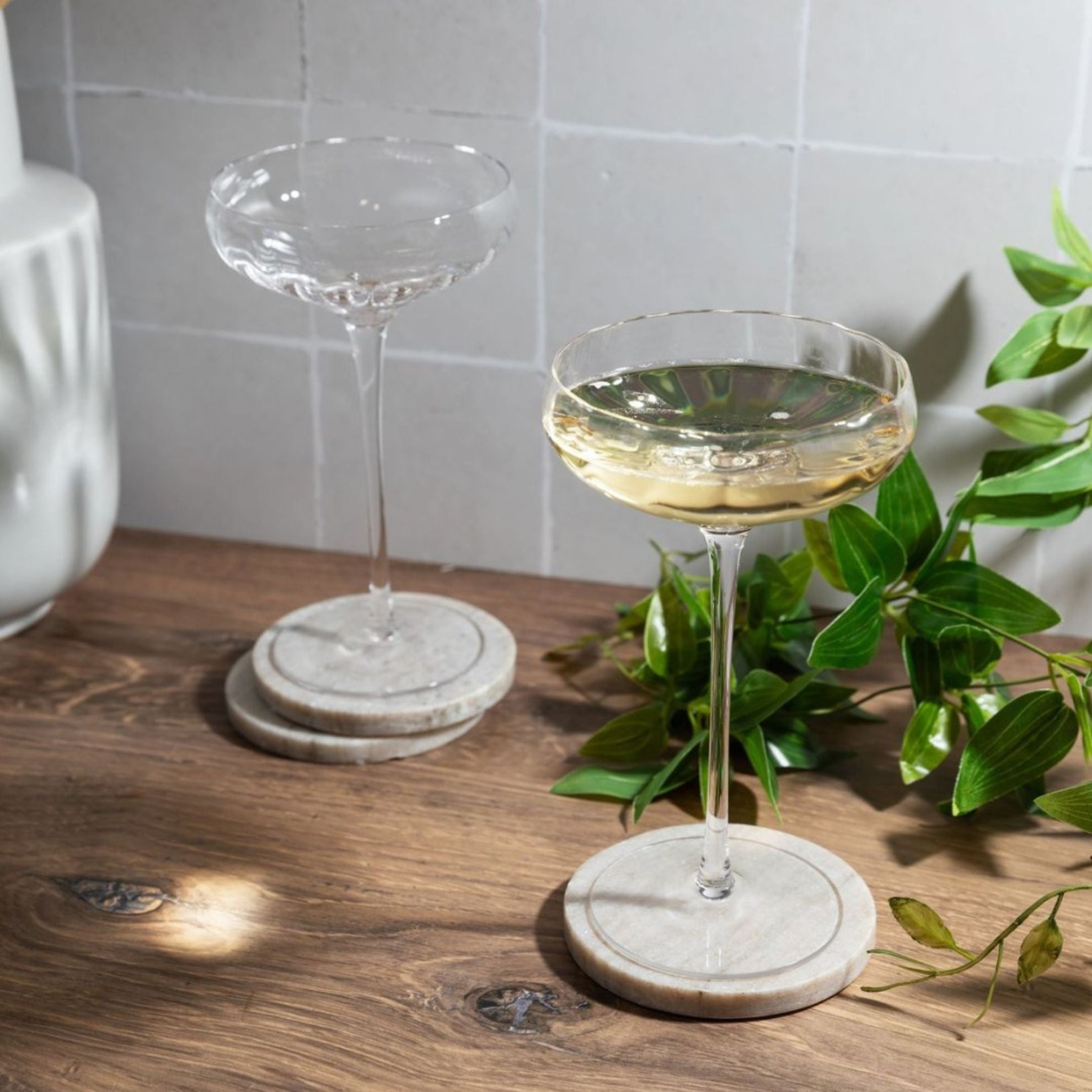 Rounded Coupe Glasses Sister.ly Drinkware