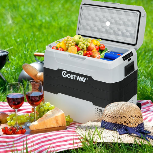 42 QT Portable Dual-Zone Car Refrigerator GemGear