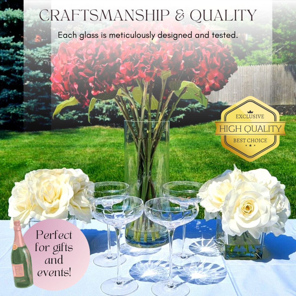 Rounded Coupe Glasses Sister.ly Drinkware
