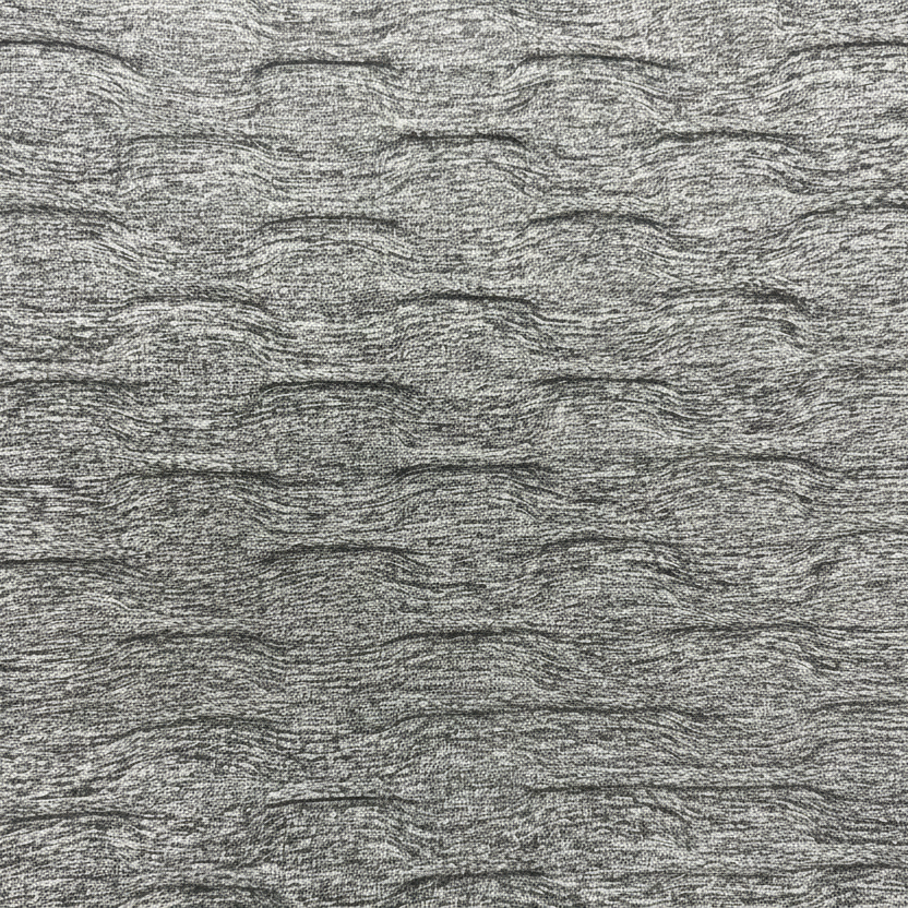 Basket Weave Jacquard Long Legging - Heather Grey