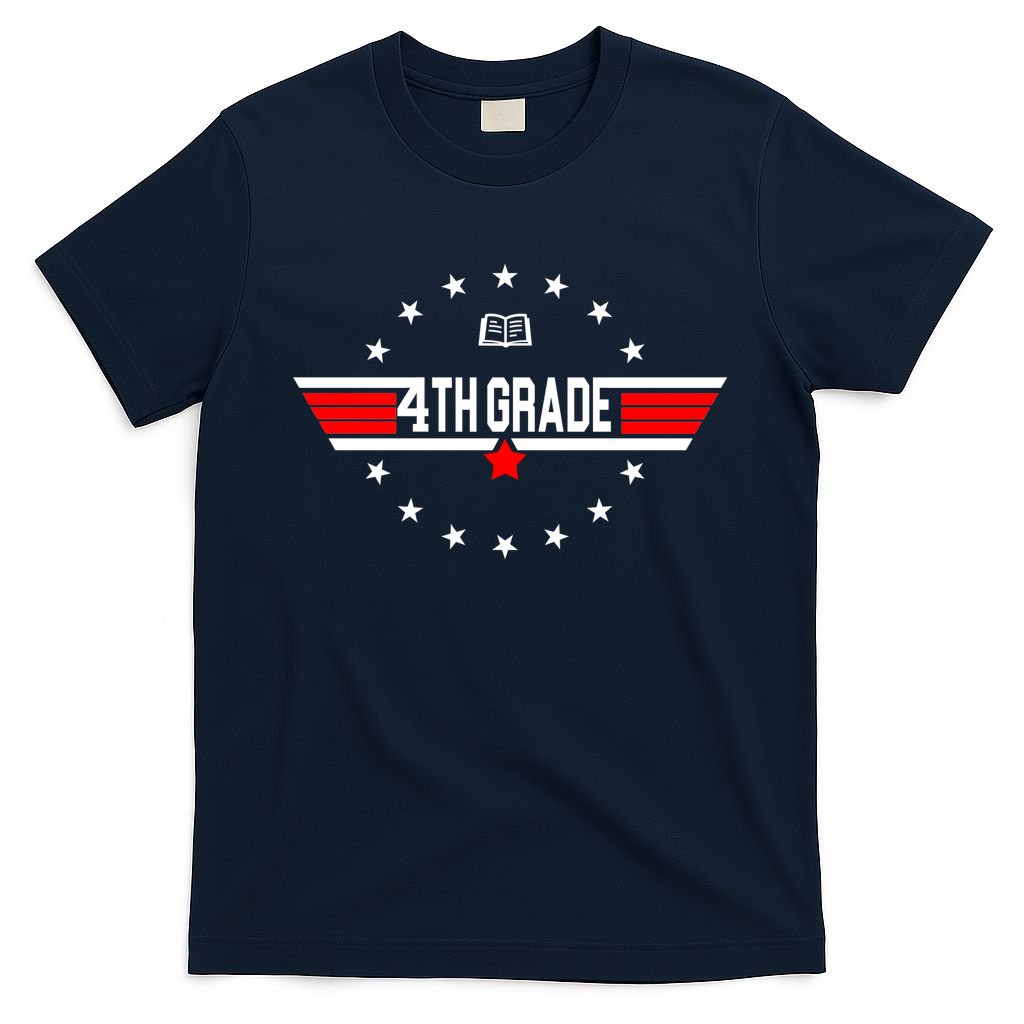 4th Grade Pilot Back To School T-Shirt Mood Vibes Tees - Express Your Mood, Wear Your Style