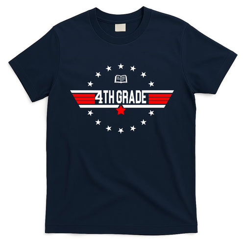 4th Grade Pilot Back To School T-Shirt Mood Vibes Tees - Express Your Mood, Wear Your Style