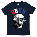 4th Of July George Washington Bruh T-Shirt Mood Vibes Tees - Express Your Mood, Wear Your Style