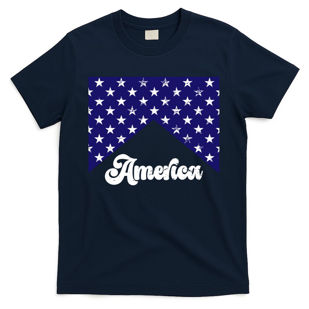 4th Of July Independence Day America Retro Pattern T-Shirt Mood Vibes Tees - Express Your Mood, Wear Your Style
