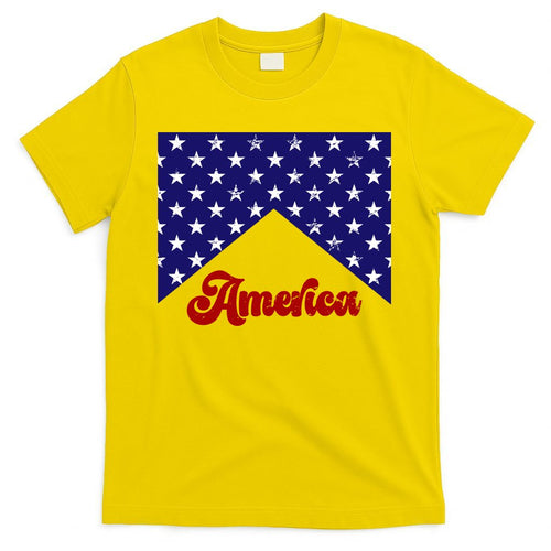 4th Of July Independence Day America Retro Pattern T-Shirt Mood Vibes Tees - Express Your Mood, Wear Your Style