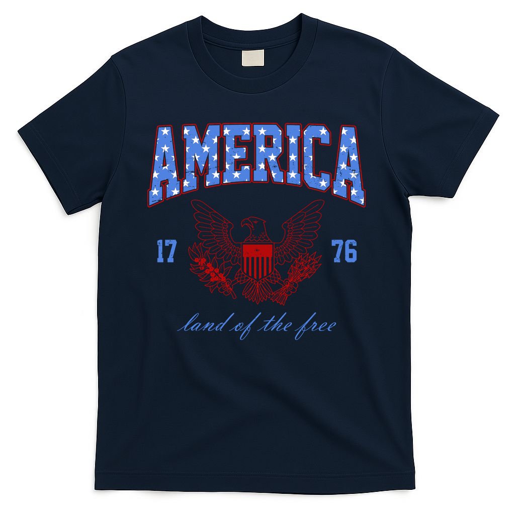 4th Of July Independence Day Land Of The Free T-Shirt Mood Vibes Tees - Express Your Mood, Wear Your Style