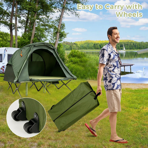 2-Person Outdoor Camping Tent with External Cover GemGear