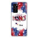 Custom Personalized Grandma Phone Case - 4th of July Mimi Phone Case With Child Names - Up To 10 Children - Gift Idea For Grandma - Cases For Oppo, Xiaomi And Huawei CusGifts