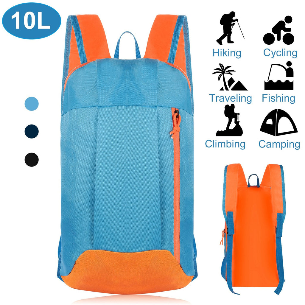 10L Outdoor Sport Backpack Waterproof Daypack Travel Knapsack Schoolbag for Sports Traveling Climbing Cycling Hiking