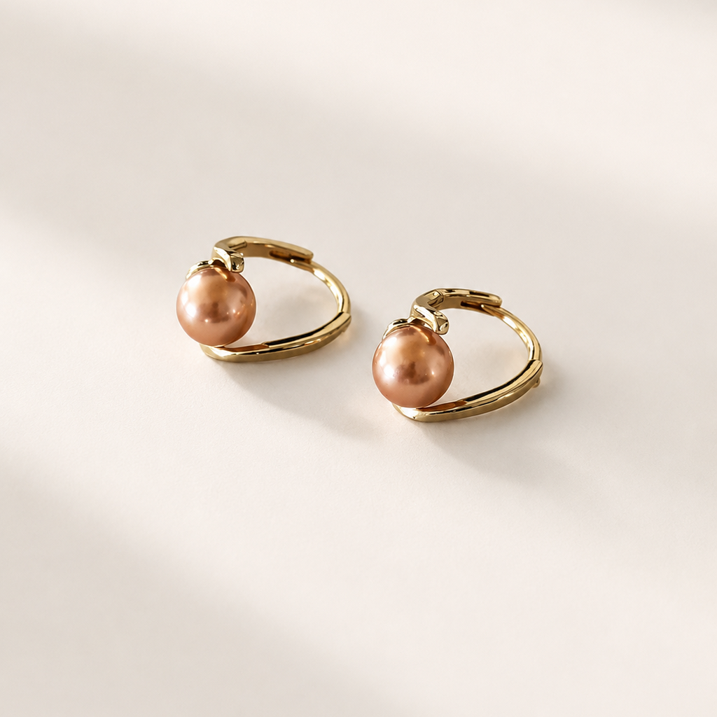 Dove Pearl Earrings Ostella Shells