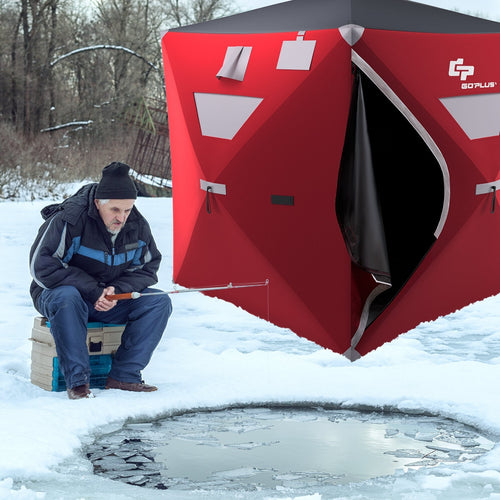 2-person Portable Ice Shelter Fishing Tent with Bag GemGear