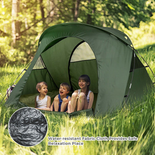 2-Person Outdoor Camping Tent with External Cover GemGear