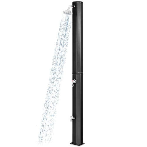 7.2 Feet Adjustable Outdoor Solar Heating Shower Head GemGear