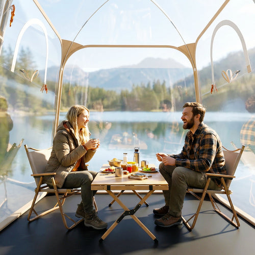 7 x 7 FT Pop Up Sports Tent Clear Bubble Tent All-Weather Waterproof Pod with Sealed Floor GemGear