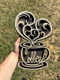Coffee Mandala AVEL Woodworking