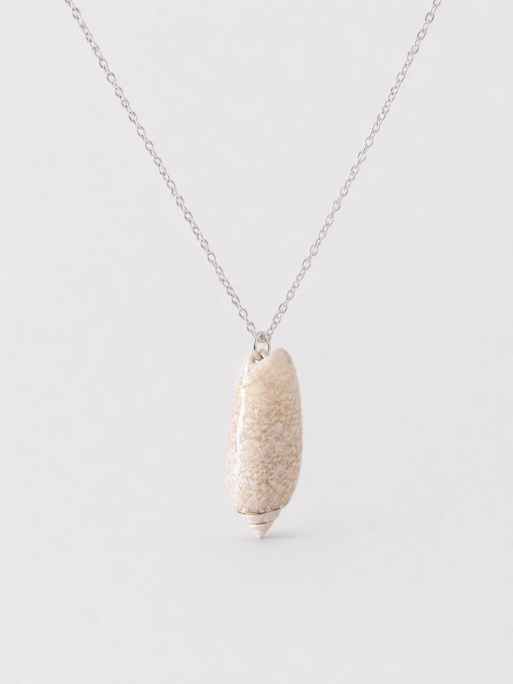 Olive Pendant Necklace Ostella Shells