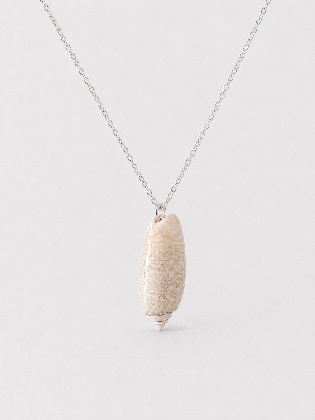 Olive Pendant Necklace Ostella Shells