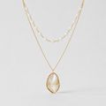 Tulum Layered Necklace Ostella Shells
