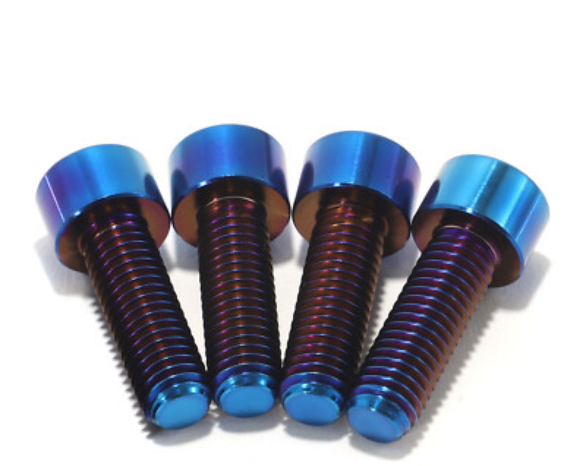 Titanium super 73 pinch bolts(4pc) Tirider
