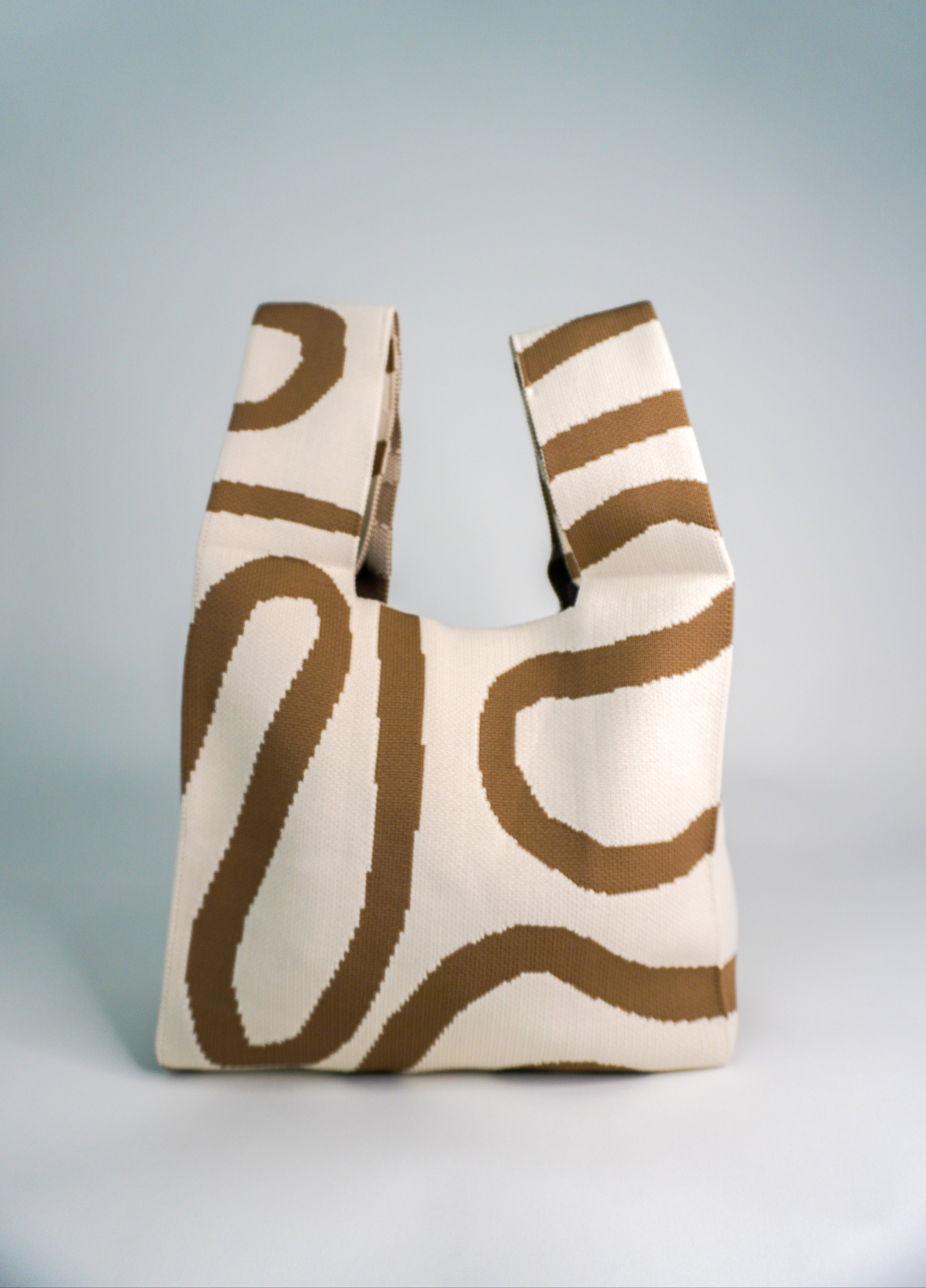 Meander Beige Handbag A Bag Concept