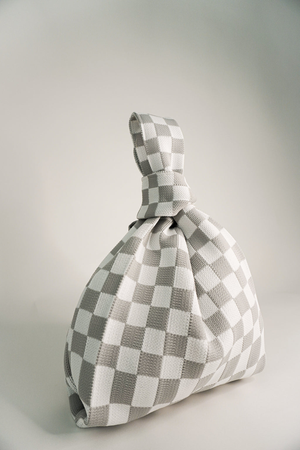 Classic Checkered Grey Handbag A Bag Concept