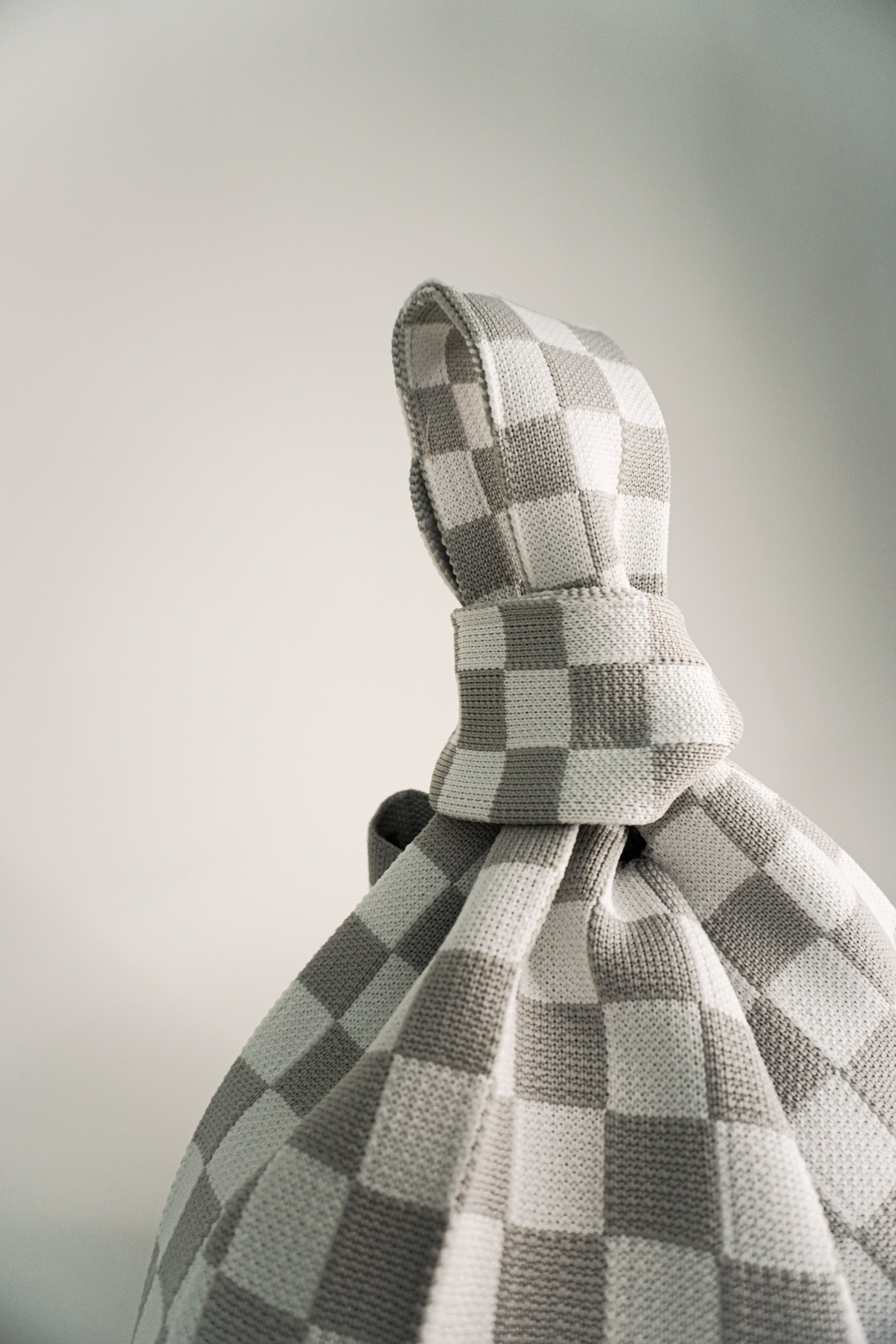Classic Checkered Grey Handbag A Bag Concept