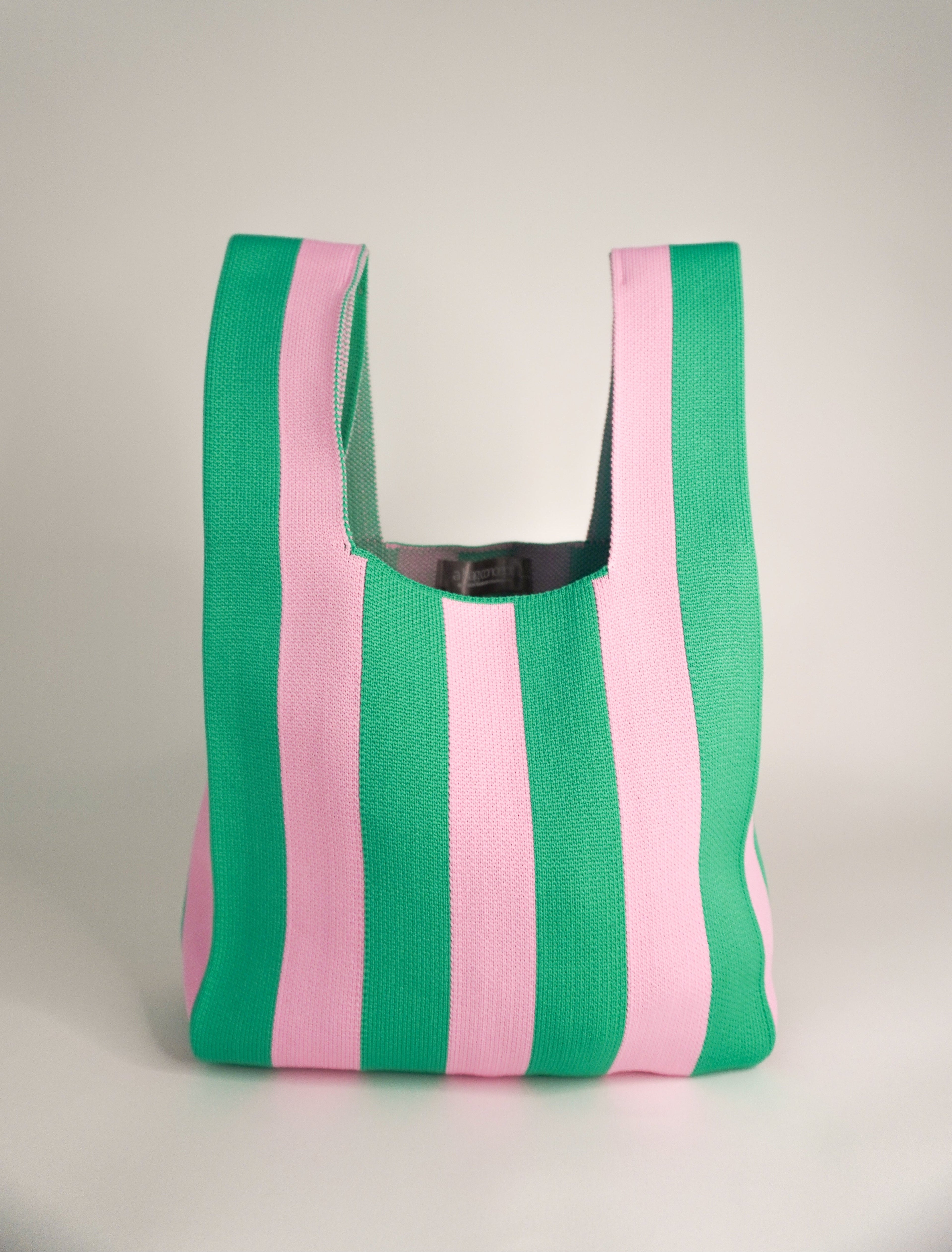 The Original Green & Pink Handbag A Bag Concept