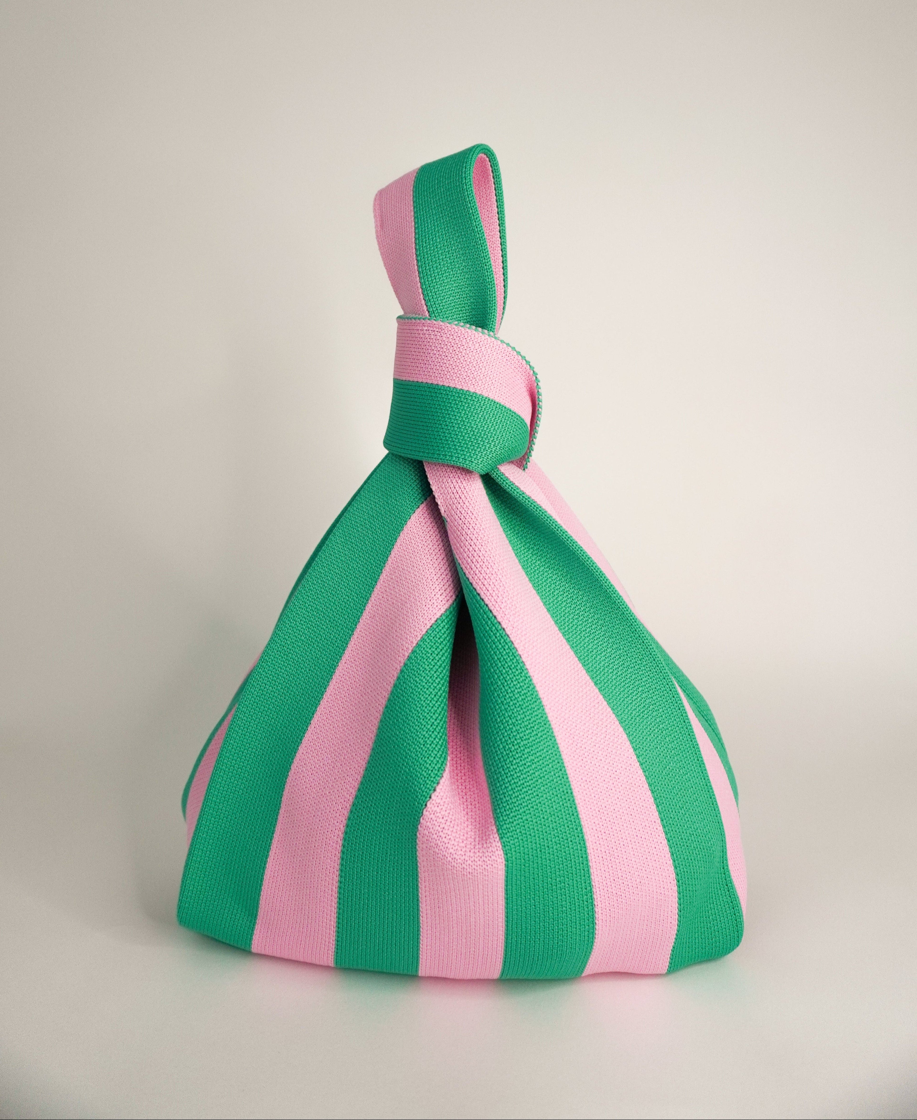 The Original Green & Pink Handbag A Bag Concept