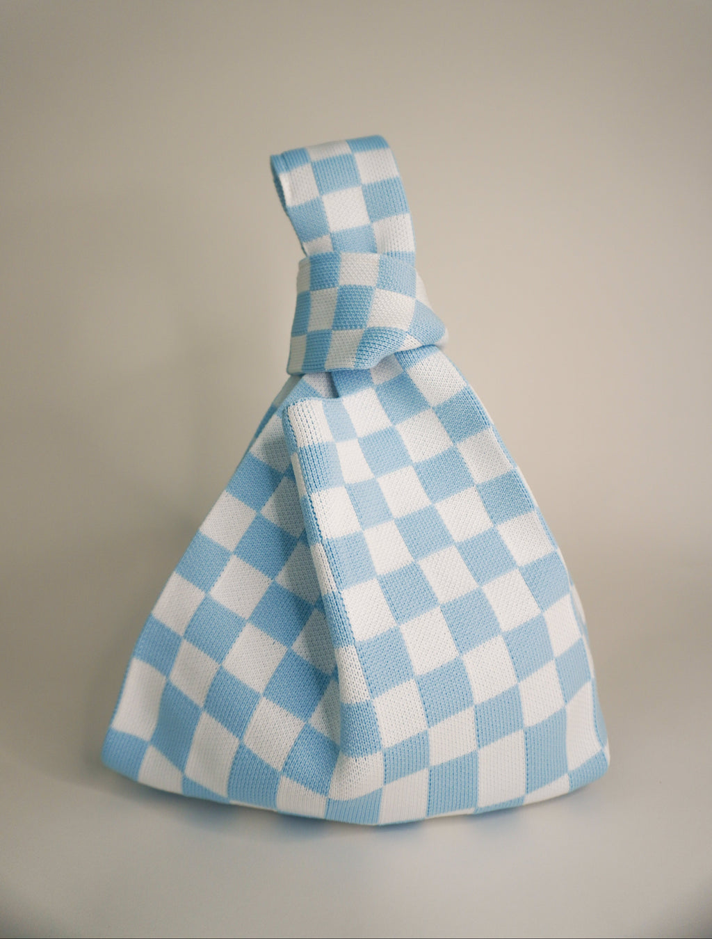Classic Checkered Blue Handbag A Bag Concept