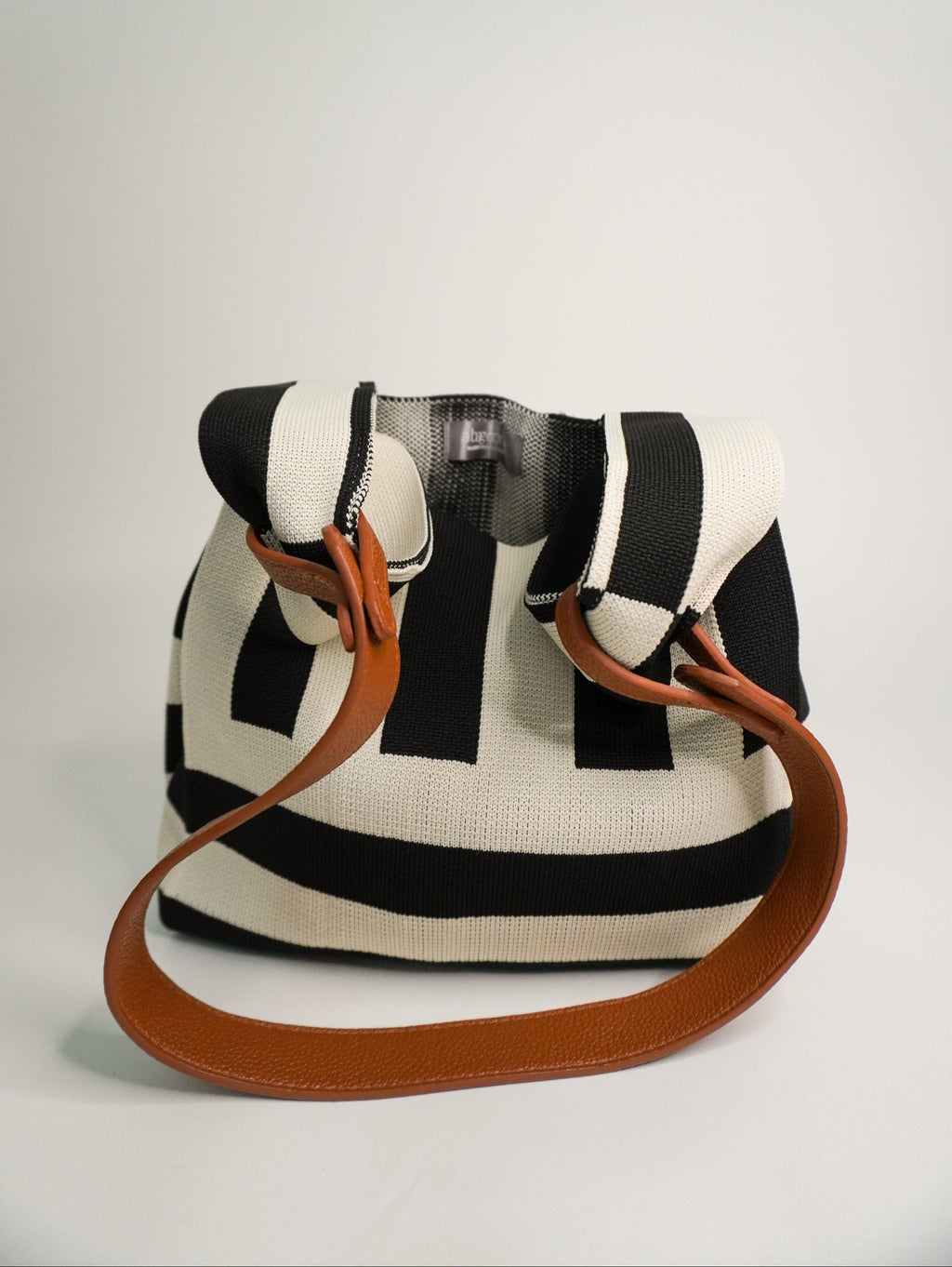 Brown Vegan Leather Strap A Bag Concept