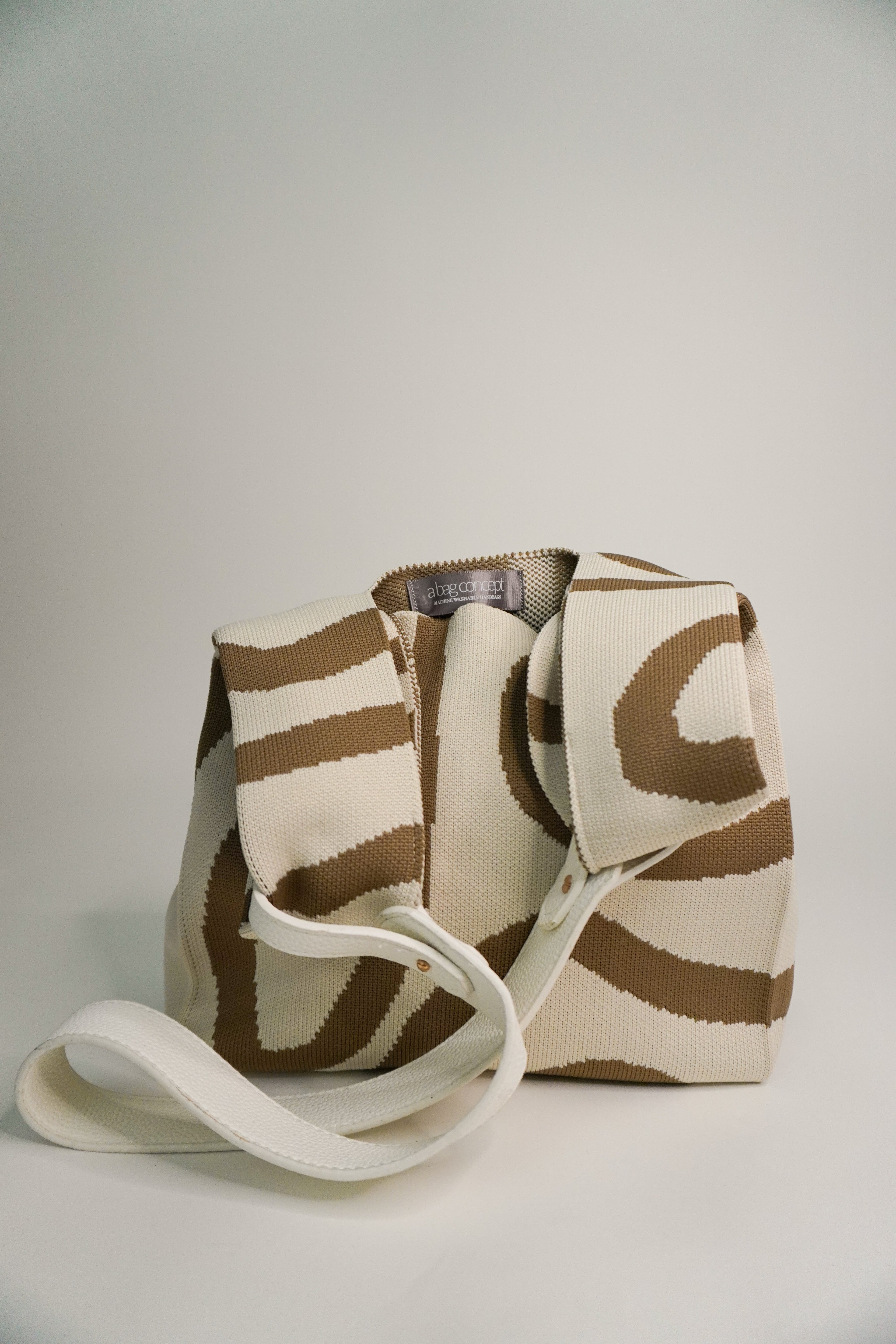 Off-white Vegan Leather Strap A Bag Concept