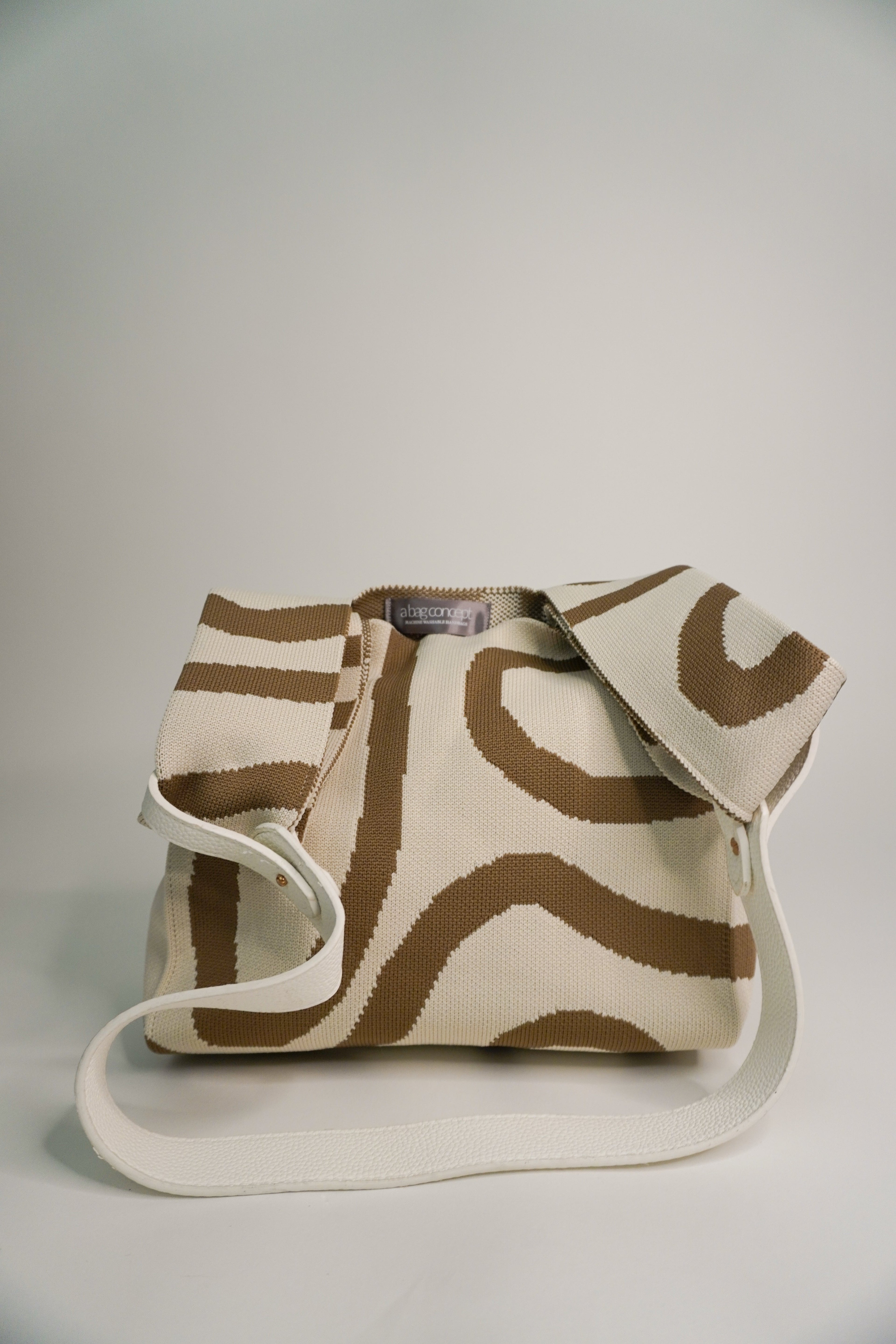 Off-white Vegan Leather Strap A Bag Concept
