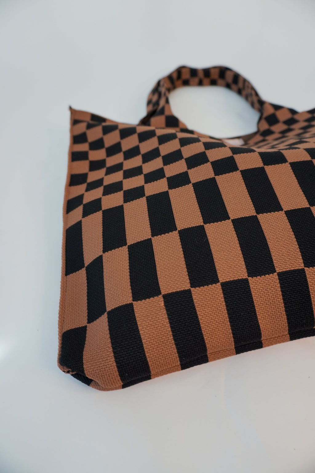 Classic Checkered Skinny Tote A Bag Concept