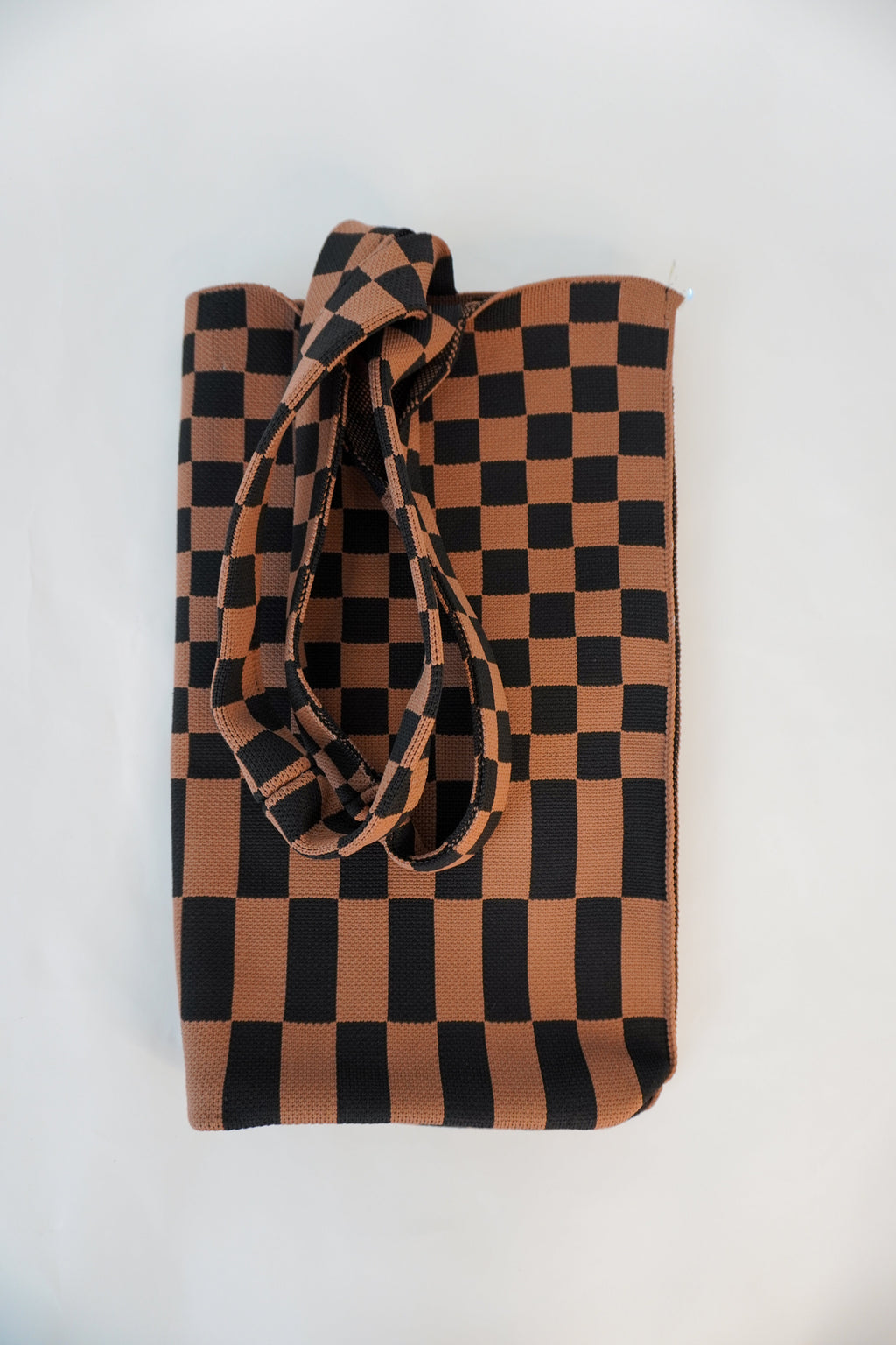 Classic Checkered Skinny Tote A Bag Concept