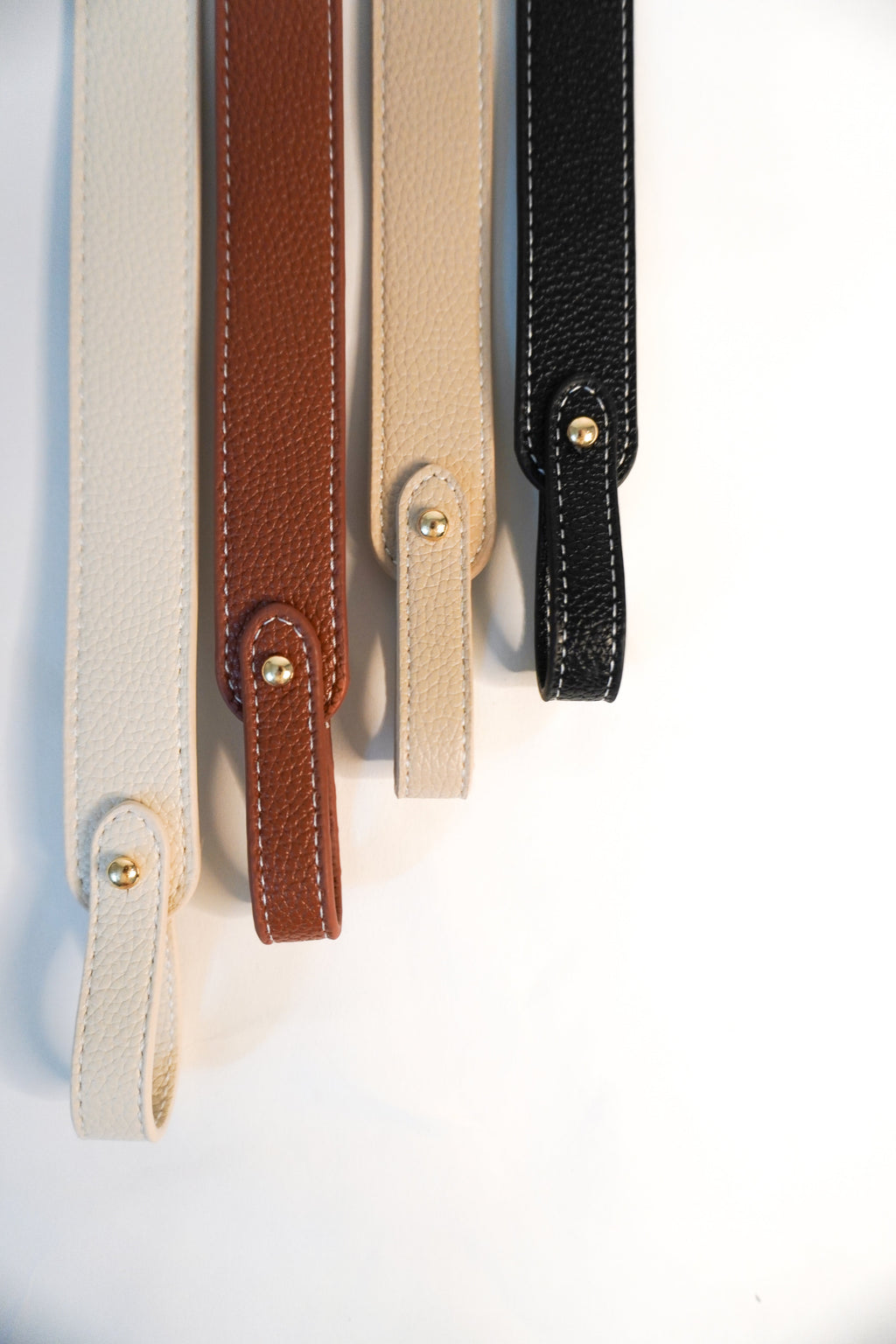 Brown Vegan Leather Strap A Bag Concept